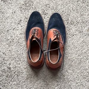 Two tone Derby shoes